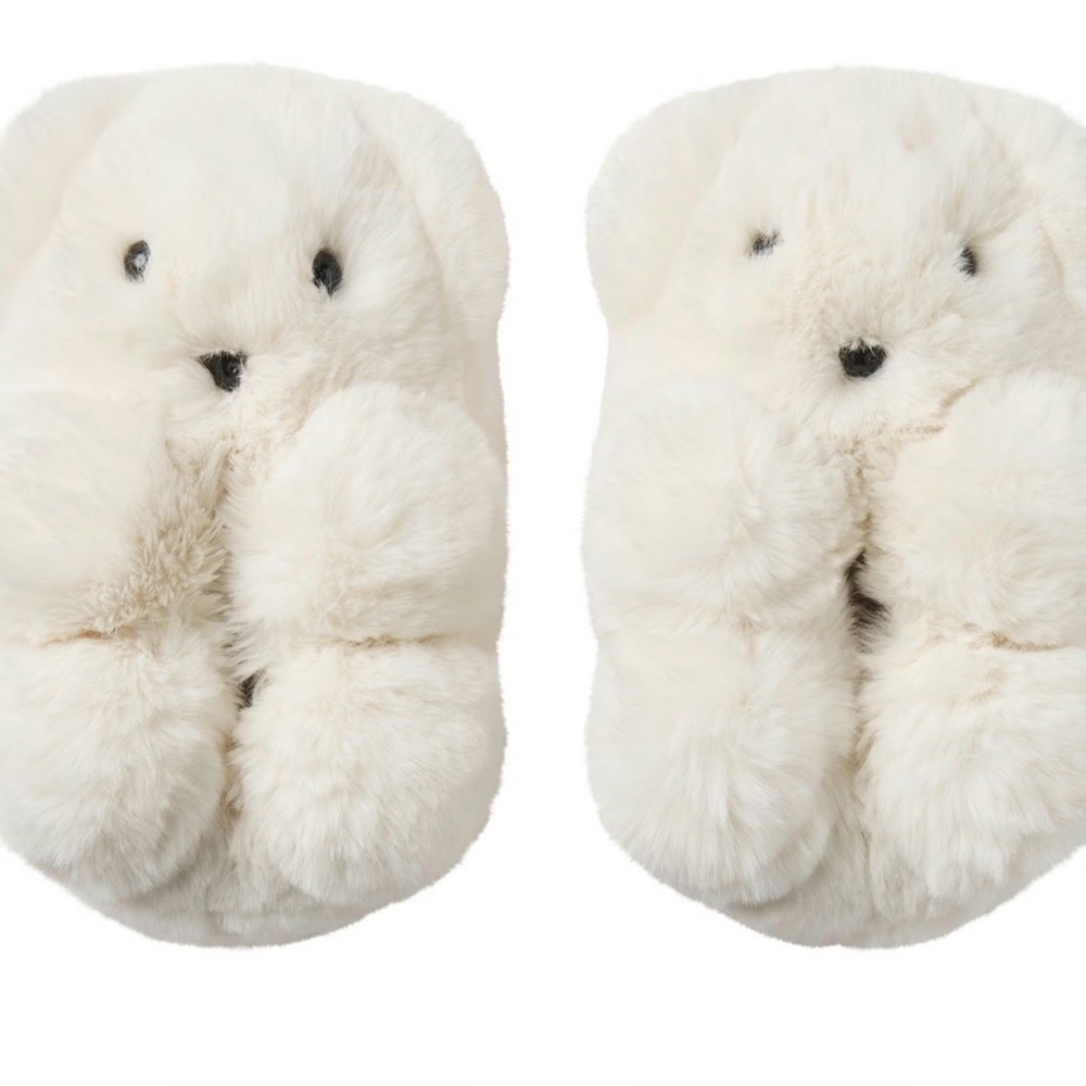 SKIMS TEDDY BEAR SLIPPER MARBLE